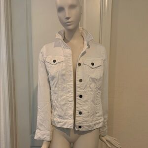 Market & Spruce Off-White Denim Jacket